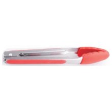 Gourmand 22cm Silicone Tongs with Auto Lock & Hook- Red Gourmand 22cm Silicone Tongs with Auto Lock & Hook- Red