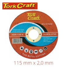 Tork Craft Cutting Disc Steel & Ss 115 X 3.0 X 22.22 Mm