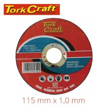 Tork Craft Cutting Disc Steel & Ss 115 X 1.0 X 22.2 Mm