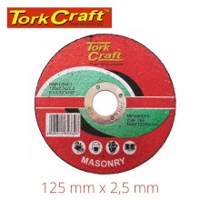 Tork Craft Cutting Disc Masonry 125 X 2.5 X 22.2mm Tork Craft Cutting Disc Masonry 125 X 2.5 X 22.2mm