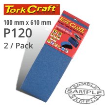 Sanding Belt Zirconium 100 X 610mm 120grit 2/Pack Sanding Belt Zirconium 100 X 610mm 120grit 2/Pack