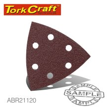 Tork Craft Sanding Triangle Velcro Sheet 120grit 94 X 94 X 94mm 5/Pack With Holes Tork Craft Sanding Triangle Velcro Sheet 120grit 94 X 94 X 94mm 5/Pack With Holes