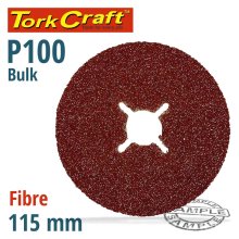 Tork Craft Fibre Disc 115mm 100 Grit Bulk Tork Craft Fibre Disc 115mm 100 Grit Bulk