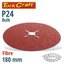 Tork Craft Fibre Disc 180mm 24 Grit Bulk Tork Craft Fibre Disc 180mm 24 Grit Bulk