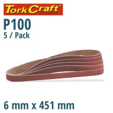 Tork Craft Powerfile Sanding Belt 6 X 451mm 100 Grit 2/Pk Tork Craft Powerfile Sanding Belt 6 X 451mm 100 Grit 2/Pk