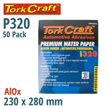 Tork Craft Premium Waterproof Paper 320 Grit 230 X 28 (50 Piece) Automotive Tork Craft Premium Waterproof Paper 320 Grit 230 X 28 (50 Piece) Automotive