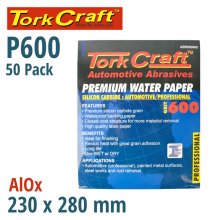 Tork Craft Premium Waterproof Paper 600 Grit 230 X 28 (50 Piece) Automotive Tork Craft Premium Waterproof Paper 600 Grit 230 X 28 (50 Piece) Automotive