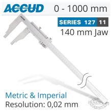 Accud Accud Vernier Caliper 0-1000mm ( 0.02mm) Accud Accud Vernier Caliper 0-1000mm ( 0.02mm)