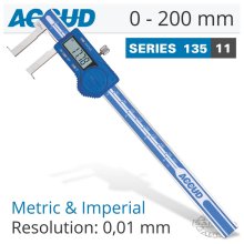 Accud Digital Inside Groove Caliper 25-200mm Accud Digital Inside Groove Caliper 25-200mm