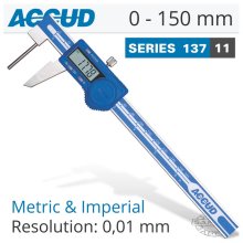 Accud Accud Digital Tube Thickness Caliper 0-150mm (0.01mm) Accud Accud Digital Tube Thickness Caliper 0-150mm (0.01mm)