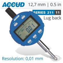 Accud Digital Indicator Lug Back 12.7mm/0.5" Accud Digital Indicator Lug Back 12.7mm/0.5"