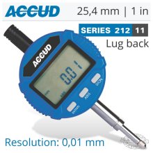 Accud Digital Indicator Lug Back 25.4mm/1" Accud Digital Indicator Lug Back 25.4mm/1"