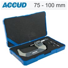 Accud Digital Outside Micrometer.Ip65.75mm-100mm (0.001mm) Accud Digital Outside Micrometer.Ip65.75mm-100mm (0.001mm)