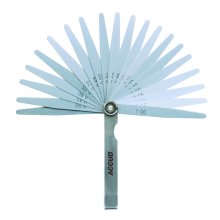 Accud Accud Feeler Gauge Length 100mm (0.05-1.00mm) 20pc Accud Accud Feeler Gauge Length 100mm (0.05-1.00mm) 20pc