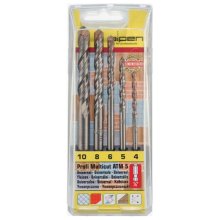 Alpen Multicut Drill Bit Set 5 Piece Hex Shank Alpen Multicut Drill Bit Set 5 Piece Hex Shank