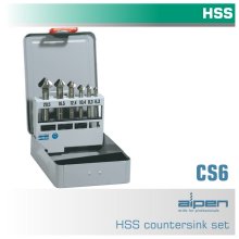 Alpen Countersink Set HSS 6 Piece Alpen Countersink Set HSS 6 Piece