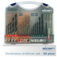 Alpen Drill And Screwdriver Set 30 Piece In Carry Case Steel Masonry Wood Alpen Drill And Screwdriver Set 30 Piece In Carry Case Steel Masonry Wood