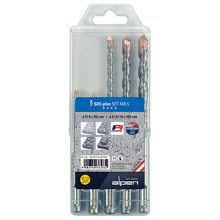 Alpen F4 SDS Drill Bit Set 5 Piece 5 6 X 110mm 6 8 10 Mm X 160mm In P Alpen F4 SDS Drill Bit Set 5 Piece 5 6 X 110mm 6 8 10 Mm X 160mm In P