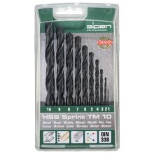 Alpen HSS Sprint Drill Bit Set 10 Piece 1-10 X 1.0 Alpen HSS Sprint Drill Bit Set 10 Piece 1-10 X 1.0