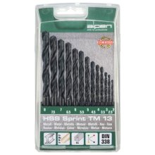 Alpen HSS Sprint Drill Bit Set 13 Piece 2-8mm X 0.5 Alpen HSS Sprint Drill Bit Set 13 Piece 2-8mm X 0.5