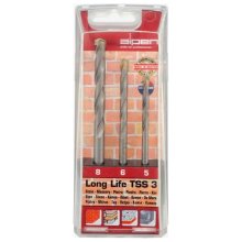 Alpen Masonry Drill Bit Set 3 Piece Long Life 5 6 8 Alpen Masonry Drill Bit Set 3 Piece Long Life 5 6 8
