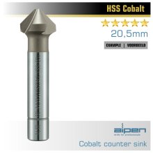 Alpen Counter Sink Cobalt 20.5mm Alpen Counter Sink Cobalt 20.5mm