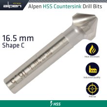Alpen Hss Countersink 90 16.5 Din 335 Shape C