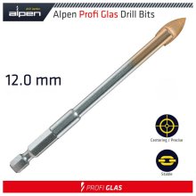 Alpen Glass And Tile Drill Bit 12mm Alpen Glass And Tile Drill Bit 12mm