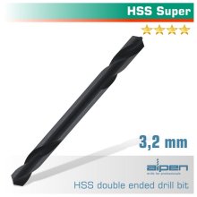 Alpen HSS Super Drill Bit Double Ended 3.2mm Pouched