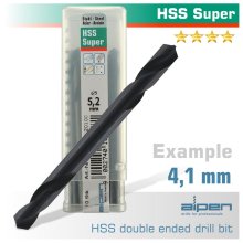 Alpen HSS Super Drill Bit Double Ended 4.1mm Bulk Alpen HSS Super Drill Bit Double Ended 4.1mm Bulk