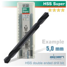 Alpen HSS Super Drill Bit Double Ended 5.0mm Bulk Alpen HSS Super Drill Bit Double Ended 5.0mm Bulk