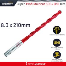 Alpen Profi Multicut Sds Drill Bit 8 X 210Mm