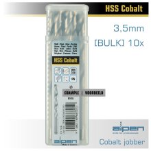 Alpen Cobalt Drill Bit 3.5mm Bulk