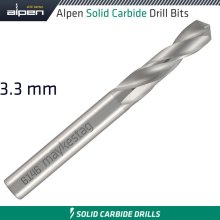Alpen Solid Carbide Drill Bit 3.3 Alpen Solid Carbide Drill Bit 3.3