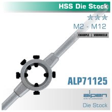 Alpen Die Stock 25x9mm In Pouch Hss Alpen Die Stock 25x9mm In Pouch Hss