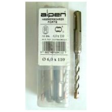 Alpen SDS Plus Hammer 110 X 50mm 6mm Bulk Alpen SDS Plus Hammer 110 X 50mm 6mm Bulk