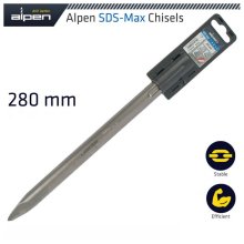 Alpen SDS Max Chisel Pointed 280mm Alpen SDS Max Chisel Pointed 280mm