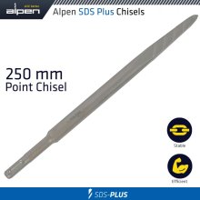 Alpen Demolisher Plus Point Chisel 250Mm Sds-Plus Alpen Demolisher Plus Point Chisel 250Mm Sds-Plus