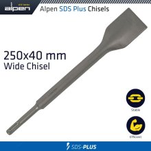 Alpen Demolisher Plus Wide Chisel 250X40 Sds-Plus Alpen Demolisher Plus Wide Chisel 250X40 Sds-Plus