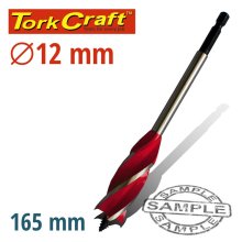 Tork Craft 4 Flute Wood Boring Bit 12mm Tork Craft 4 Flute Wood Boring Bit 12mm
