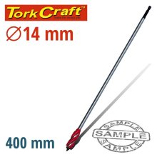 Tork Craft 14 X 400mm 4 Flute Wood Boring Bit Tork Craft 14 X 400mm 4 Flute Wood Boring Bit