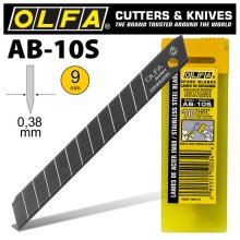 Olfa Blades Stainless Steel 10/Pack Olfa Blades Stainless Steel 10/Pack