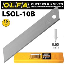 Olfa Blades 18mm Non Segmented Olfa Blades 18mm Non Segmented