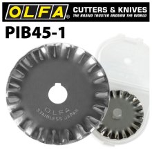 Olfa Blades Rotary Pinking Cutter 1/Pk Olfa Blades Rotary Pinking Cutter 1/Pk