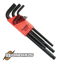 Bondhus Ball End L-Wrench 9pce Set 1.5-10mm Prohld Bondhus Ball End L-Wrench 9pce Set 1.5-10mm Prohld