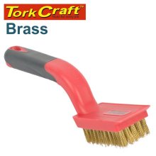 Tork Craft Soft Grip Wide Brass Stripper Brush 5 X 11 Row Tcw Tork Craft Soft Grip Wide Brass Stripper Brush 5 X 11 Row Tcw