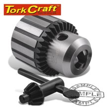Tork Craft Chuck & Key 1.0 - 13.0mm B16 Taper Tork Craft Chuck & Key 1.0 - 13.0mm B16 Taper
