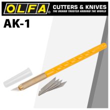 Olfa Cutter Model Ak-1 Art Knife X25 Spare Blades Olfa Cutter Model Ak-1 Art Knife X25 Spare Blades