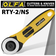 Olfa Rotary Cutter 45mm Blade C/W Safety Slide Olfa Rotary Cutter 45mm Blade C/W Safety Slide