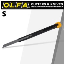 Olfa Model "S" Compact Cutter Snap Off Knife All Steel Body Olfa Model "S" Compact Cutter Snap Off Knife All Steel Body